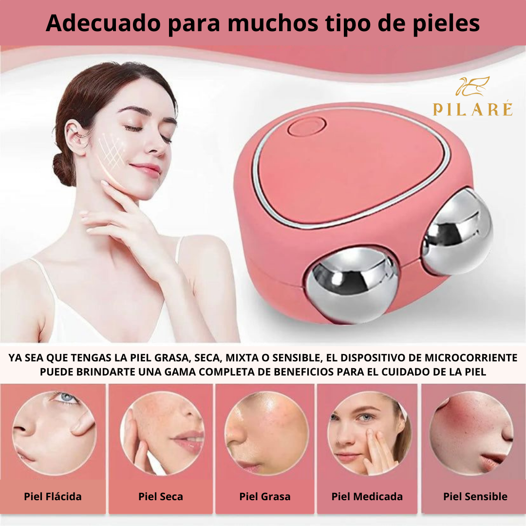 FACIAL MICRO CORRIENTE - MASAGEADOR REAFIRMANTE