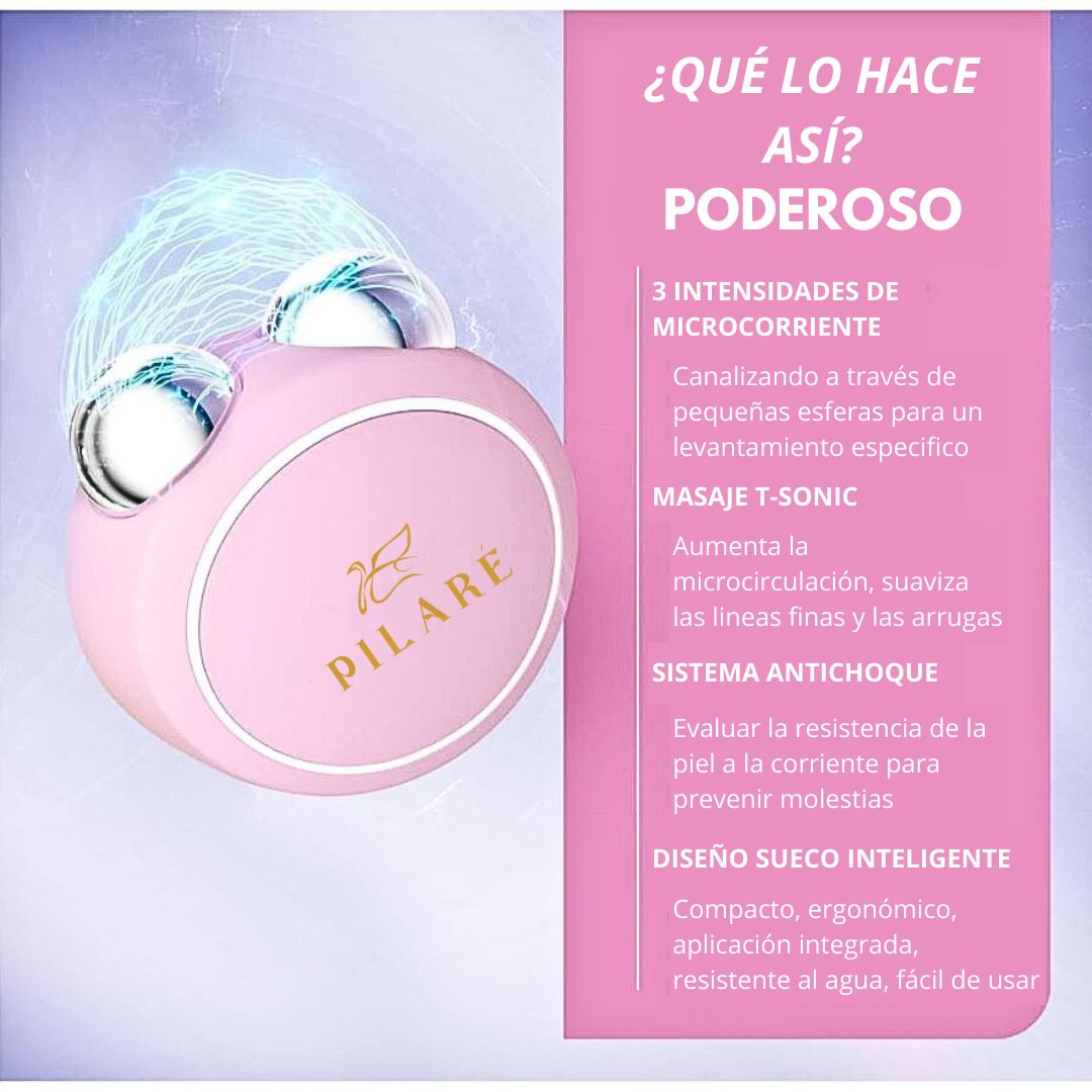 FACIAL MICRO CORRIENTE - MASAGEADOR REAFIRMANTE